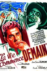 Жизнь начинается завтра 1950 постер