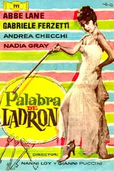 Слово вора 1957 постер