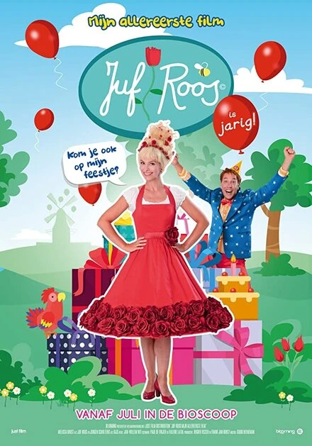 Постер Juf Roos is Jarig