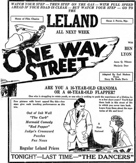 Постер One Way Street 1925