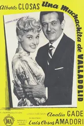 Девушка из Вальядолида 1958 постер