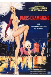 Paris champagne постер