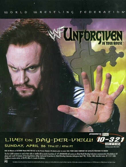Постер WWF Непрощенный 1998