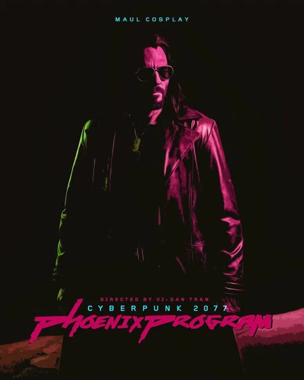 Постер Cyberpunk 2077 - Phoenix Program