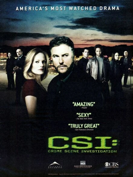 Постер C.S.I. Место преступления 2000