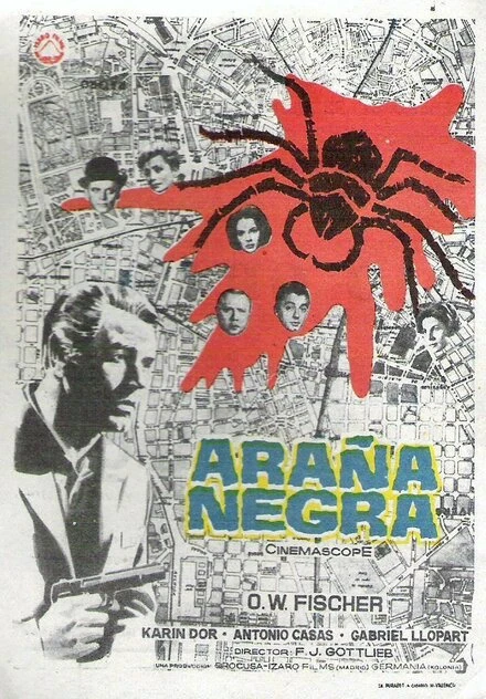 Постер Тайна чёрной вдовы 1963