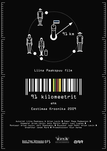 Постер 91 Kilometers. Chronicle of Estonia 2009