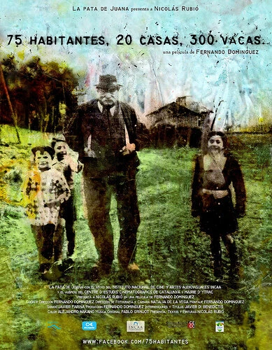 Постер 75 жителей, 20 домов, 300 коров 2011