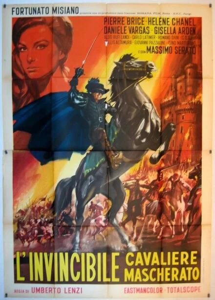 Постер Непобедимый всадник в маске 1963