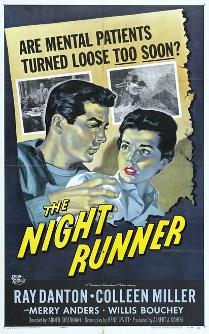 Постер Бегущий в ночи 1957