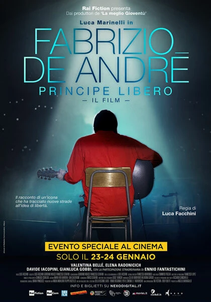 Постер Fabrizio De André: Principe libero