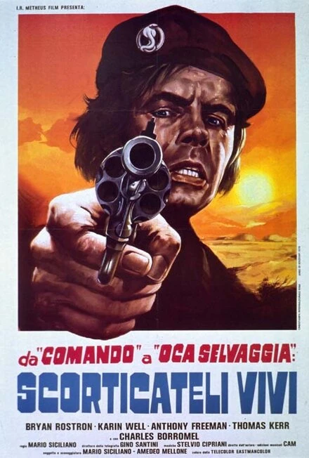 Постер Освежеванные заживо 1978