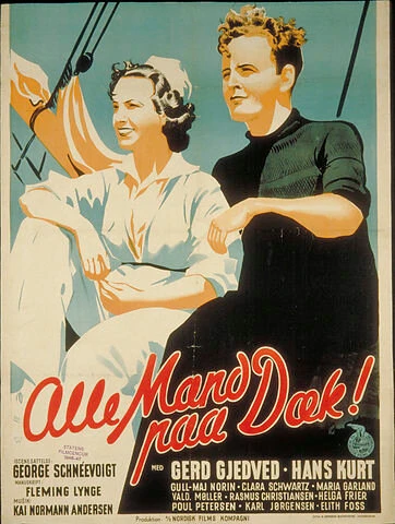 Постер Alle mand paa dæk