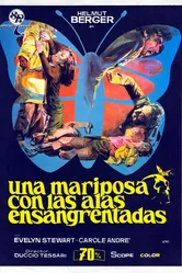 Окровавленная бабочка 1971 постер