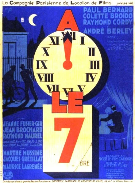 Постер В полночь, седьмого 1937