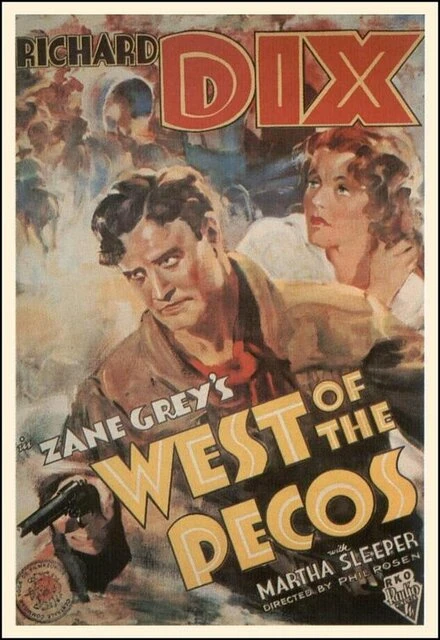 Постер West of the Pecos 1934