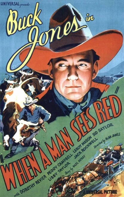 Постер When a Man Sees Red 1934