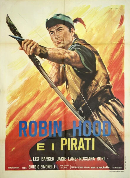 Постер Робин Гуд и пираты 1960