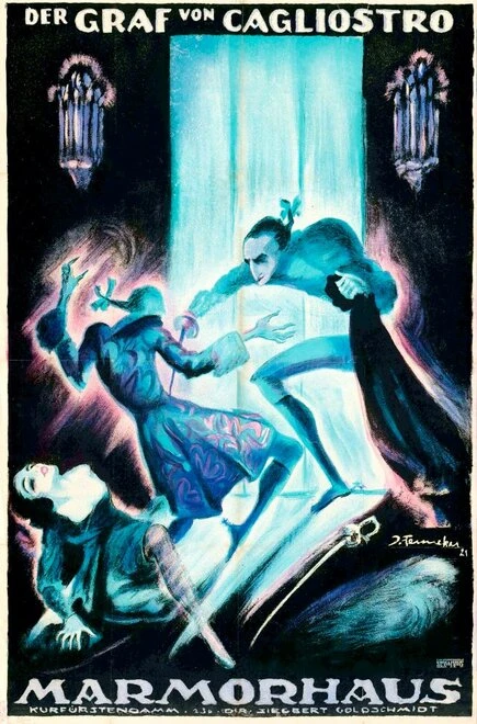 Постер Граф фон Калиостро 1920