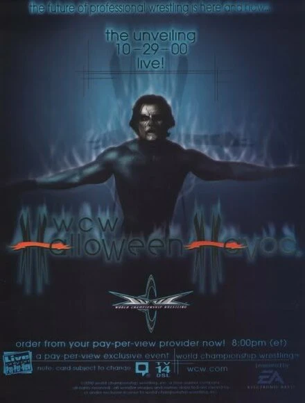 Постер WCW Разрушение на Хэллоуин 2000