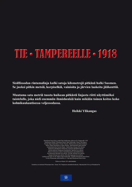 Постер Tie Tampereelle 1918