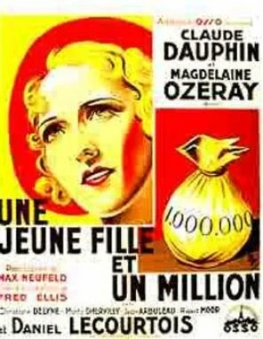Постер Une jeune fille et un million