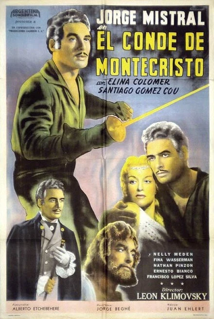 Постер Граф Монте-Кристо 1953, Аргентина