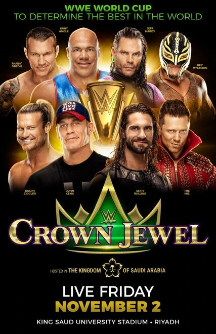 Постер WWE Crown Jewel 2018