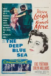 Глубокое синее море 1955 постер