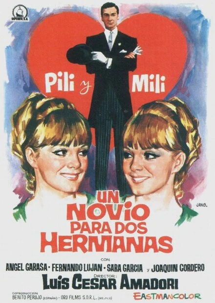 Постер Жених для двух сестер 1967