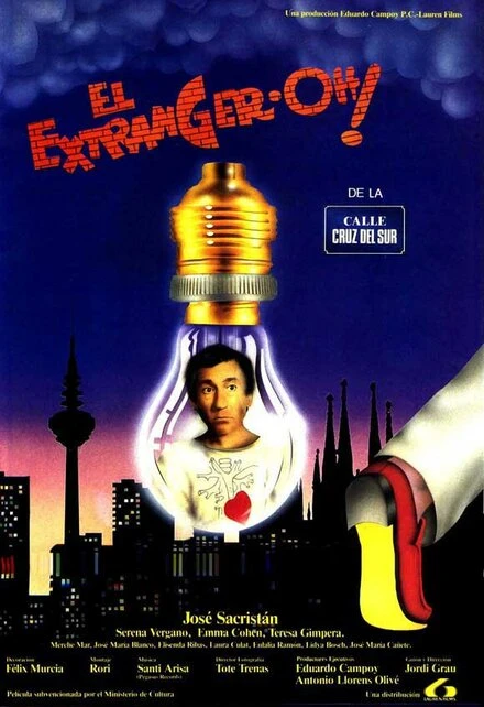 Постер Незнакомец с улицы Крус дель Сур 1987
