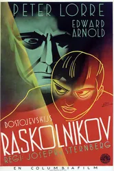 Преступление и наказание 1935, США постер