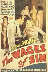 The Wages of Sin 1938 постер