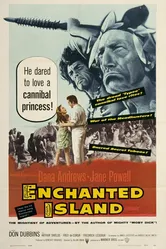Заколдованный остров 1958 постер