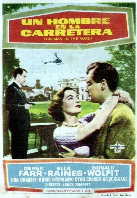 Постер The Man in the Road 1956
