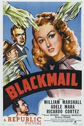 Blackmail 1947 постер
