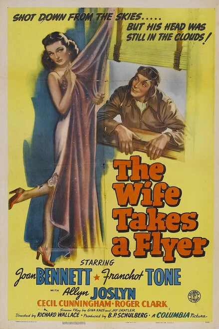 Постер The Wife Takes a Flyer