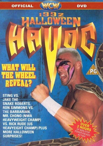 Постер WCW Разрушение на Хэллоуин 1992