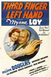 Третий палец, левая рука 1940 постер