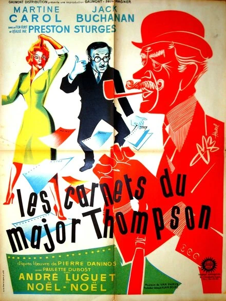 Постер Записки майора Томпсона 1955