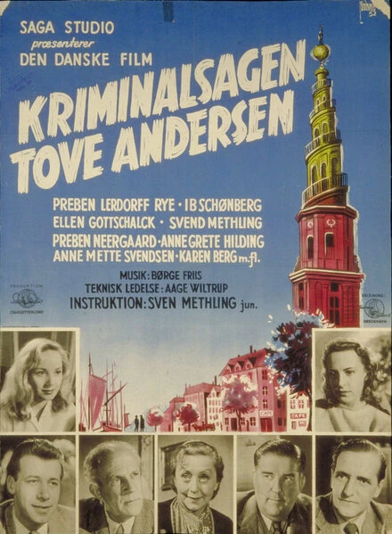 Постер Kriminalsagen Tove Andersen