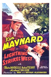 Lightning Strikes West постер