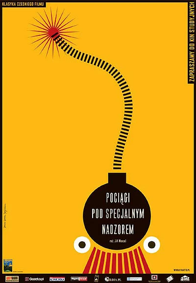 Постер Поезда под пристальным наблюдением 1966