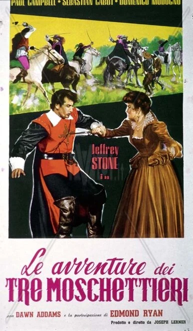 Постер Приключения трех мушкетеров 1957