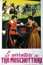 Приключения трех мушкетеров 1957 постер