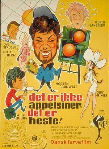 Постер Det er ikke appelsiner, det er heste