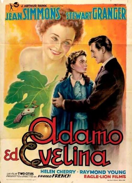 Постер Адам и Эвелина 1949