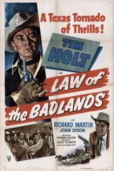 Law of the Badlands 1951 постер