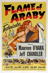 Пламя Аравии 1951 постер