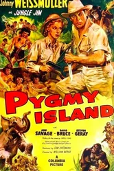 Джим из джунглей на острове пигмеев 1950 постер